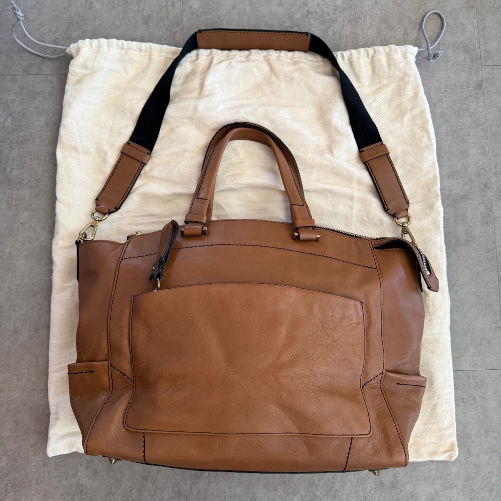 Reed Krakoff Uniform Satchel, Cognac leather